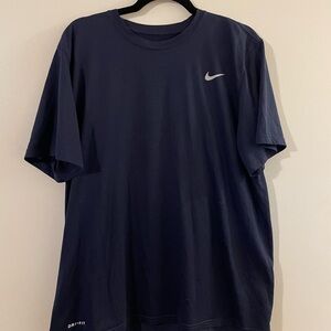 Nike Men's Dark Blue Dri-FIT Tee